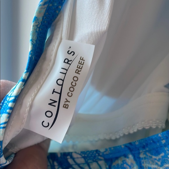 NWOT Coco Reef Jewel Twist Bra Sized One Piece Swimsuit Size 34C Cup 10 - Picture 6 of 7